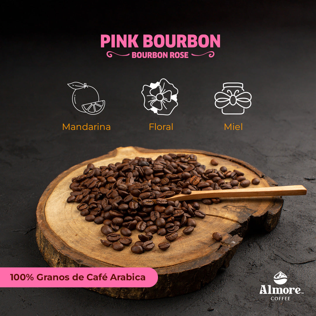Pink Bourbon Coffee 227 grams.